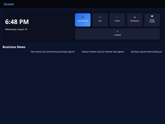 Dashboard screenshot