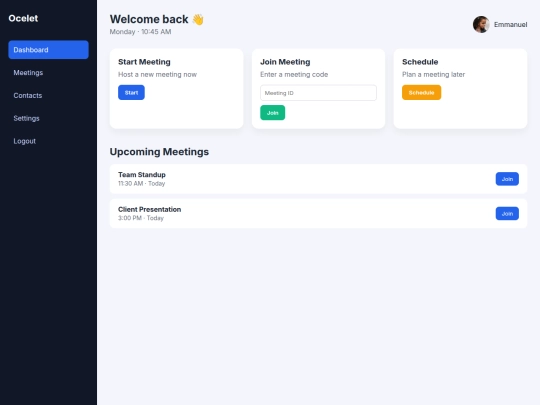 newdashboard screenshot