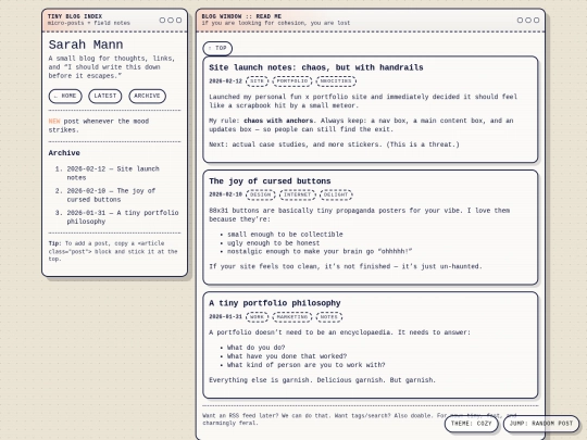 blog screenshot