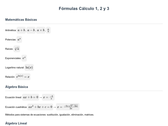 CALCULO/Calculo123 screenshot