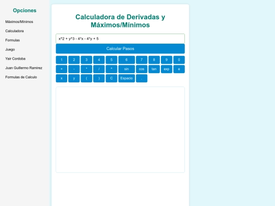 CALCULO screenshot