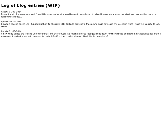 blog screenshot
