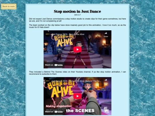 blog/borntobealive screenshot