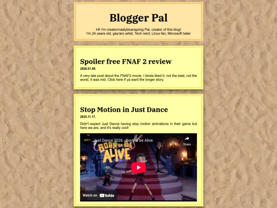 blog screenshot
