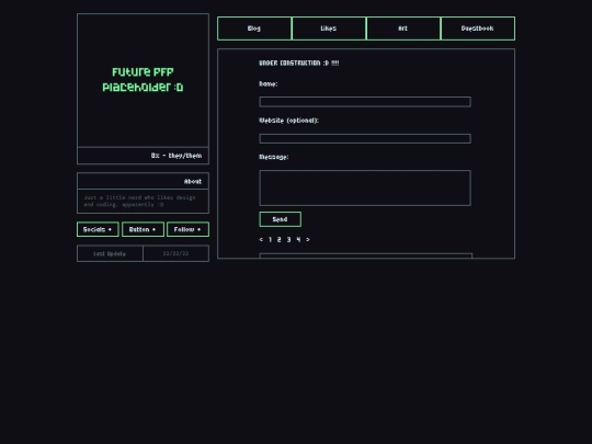guestbook screenshot