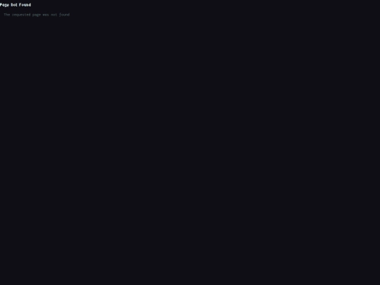 not_found screenshot