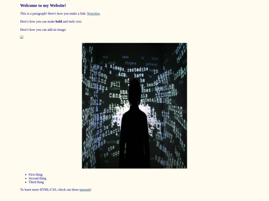 test screenshot
