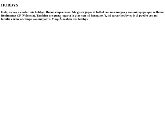 hobbys.html screenshot