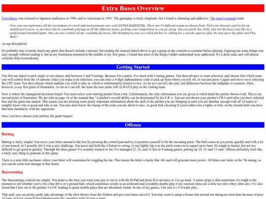ExtraBases screenshot