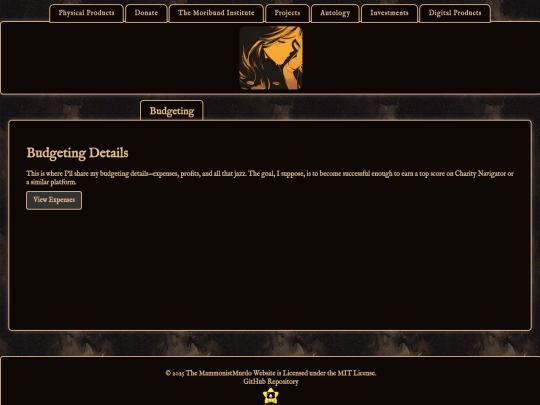 Budgeting screenshot