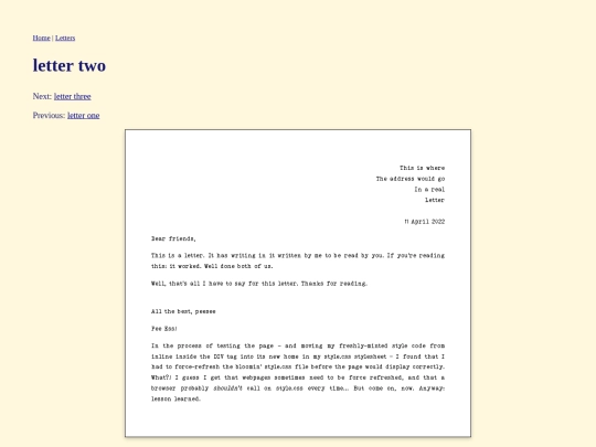 letter2 screenshot