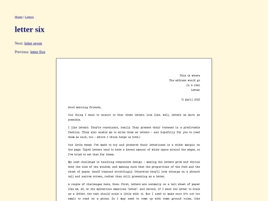 letter6 screenshot