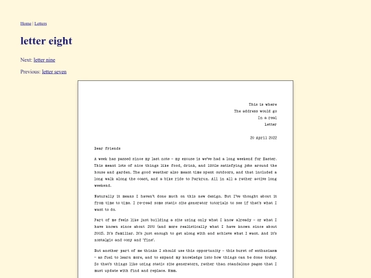 letter8 screenshot