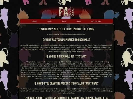 faq screenshot
