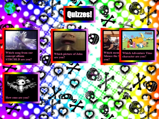 quizzes screenshot