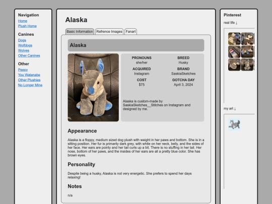 canines/dogs/alaska screenshot
