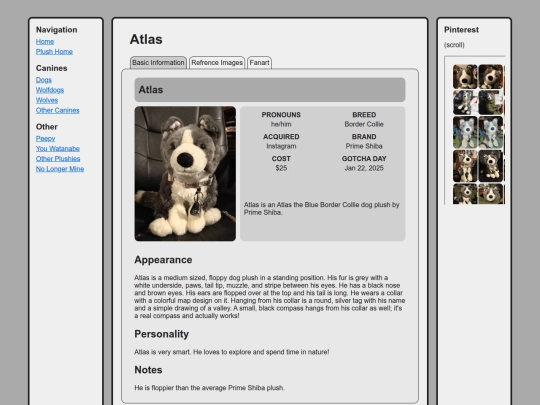 canines/dogs/atlas screenshot