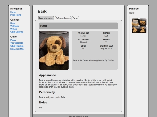 canines/dogs/bark screenshot