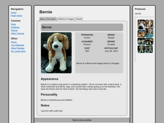 canines/dogs/bernie screenshot