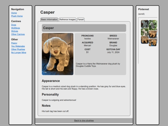 canines/dogs/casper screenshot
