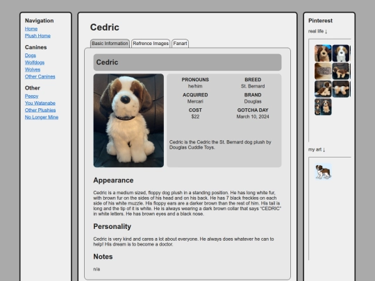 canines/dogs/cedric screenshot