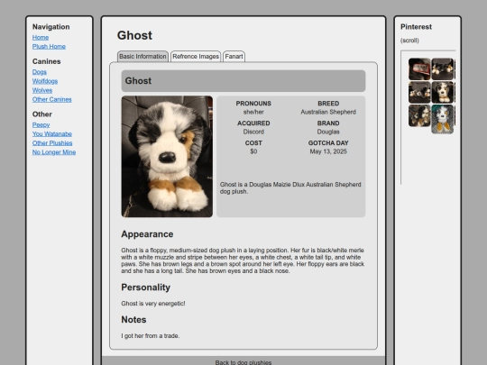 canines/dogs/ghost screenshot