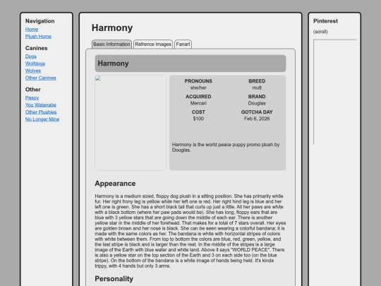 canines/dogs/harmony screenshot