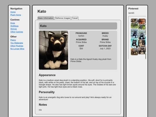 canines/dogs/kato screenshot