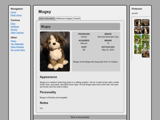 canines/dogs/mugsy screenshot