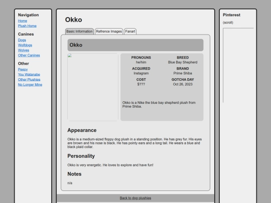 canines/dogs/okko screenshot