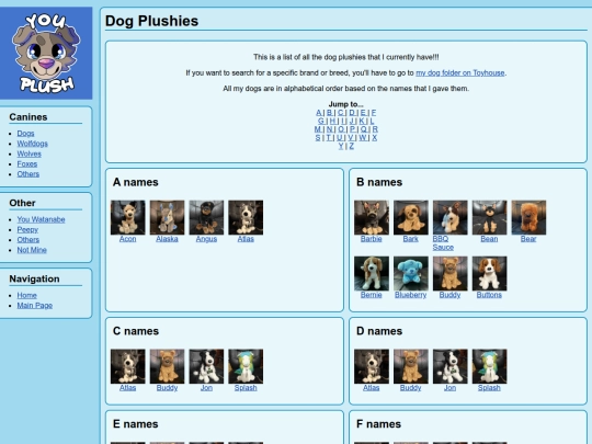 testing123/dogs screenshot