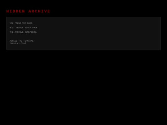 Hidden screenshot