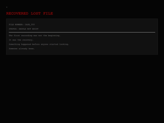 Lost-File screenshot