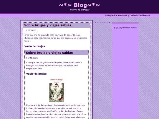 blog screenshot