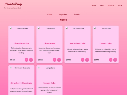 cakes screenshot