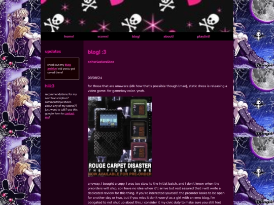 blog screenshot