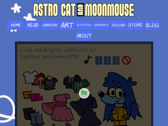 game-dressup-moonmouse screenshot