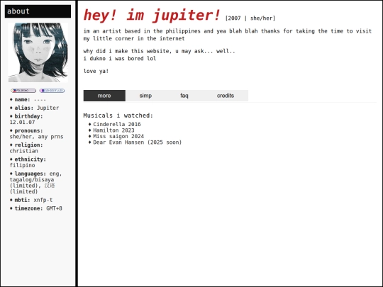 pages/about screenshot