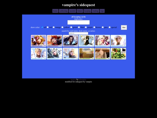 keepingcardsall screenshot