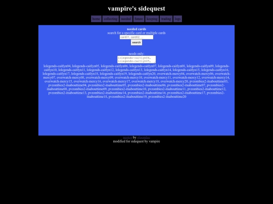 neededcards screenshot