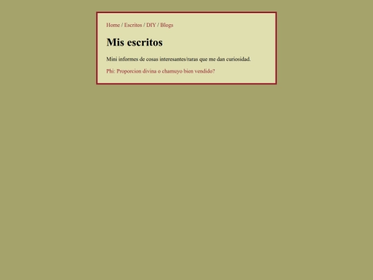 indice/Escritos screenshot