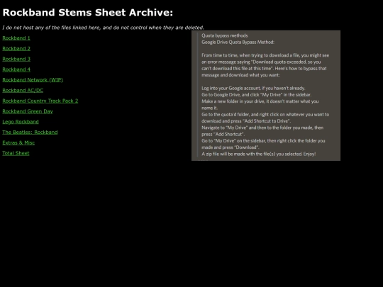 stems/main screenshot