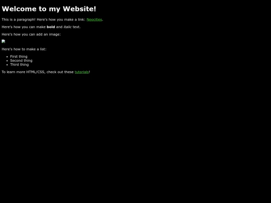 void/neocities screenshot