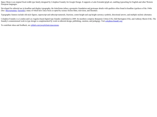 Space Mono/DESCRIPTION.en_us-8774 screenshot