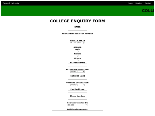 index screenshot