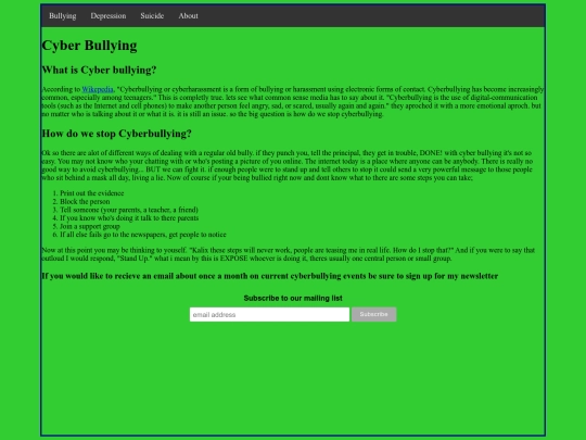 index screenshot