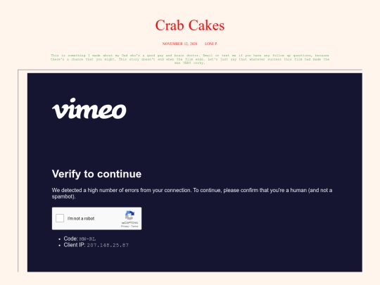 crabcakes screenshot