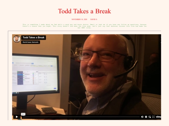 toddtakesabreak screenshot