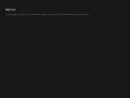 world directory screenshot