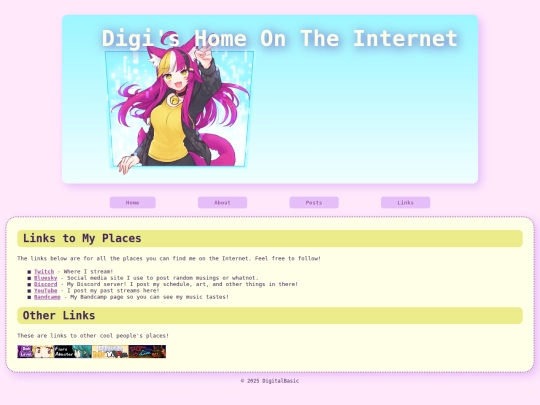 links screenshot